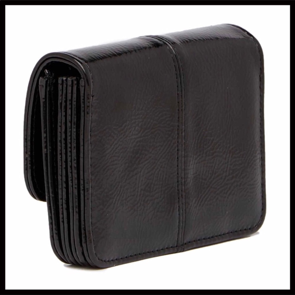 STEVE MADDEN BLACK WALLET & KEY CHAIN SET A2C - Picture 2 of 8